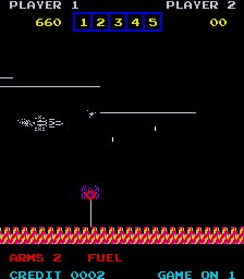 Play Arcade Aracnis (bootleg of Scorpion on Moon Cresta hardware) [Bootleg] Online in your browser