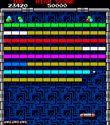 Play Arcade Arkanoid (bootleg with MCU set 1) [Bootleg] Online in your browser