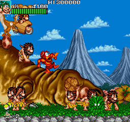 Play Arcade Caveman Ninja bootleg Bootleg Online in your