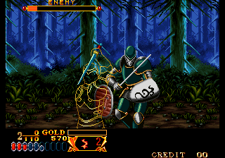 Crossed Swords 2 (bootleg of CD version) - MAME machine