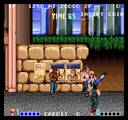 Play Arcade Double Dragon (US set 1) Online in your browser 