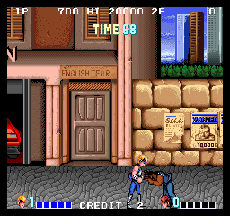 Play Arcade Double Dragon (US set 2) Online in your browser