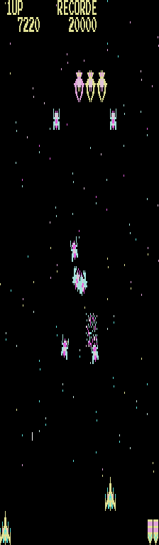 Play Fantastic (Galaga conversion on Galaxian hardware)