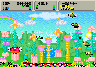 Play Arcade Fantasy Zone II - The Tears of Opa-Opa (System 16C, prototype) Online in your browser