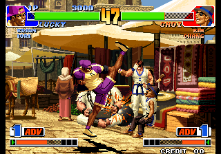 Play Arcade The King of Fighters '98 - The Slugfest / King of Fighters '98  - dream match never ends (Korean board) Online in your browser 