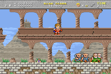 Play Arcade Legend of Hero Tonma (Japan) Online in your browser