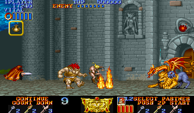 Play Arcade Crossed Swords (ALM-002)(ALH-002) Online in your browser 