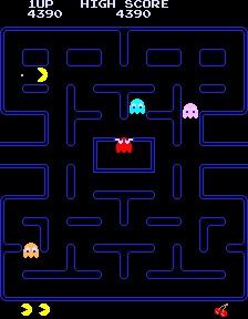 Play Arcade Pac-Man (Midway, with speedup hack) Online in your browser 