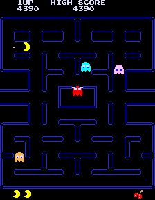 Play Pac-Man (Midway, with speedup hack)