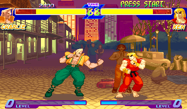 Jogue Street Fighter Alpha: Warriors Dreams, um jogo de Street fighter