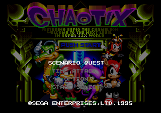 SONIC IN CHAOTIX free online game on