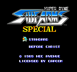Hyper Dyne SideArms Special