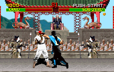 Play Arcade Mortal Kombat (rev 5.0 T-Unit 03/19/93) Online in your browser  