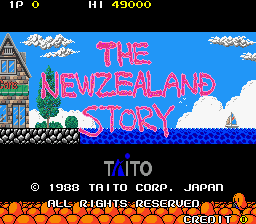 The NewZealand Story (World, unknown version) (older PCB)
