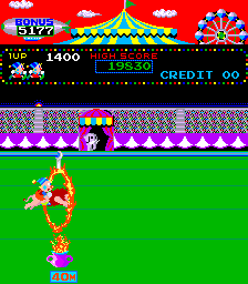 Play Arcade Circus Charlie (level select, set 1) Online in your browser