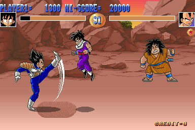 Play Arcade Dragonball Z (rev B) Online in your browser 
