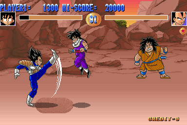 Play Arcade Dragonball Z (rev A) Online in your browser 