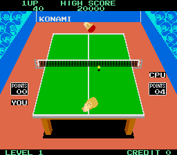 Play Arcade Konami's Ping-Pong Online in your browser 