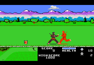 Play Atari 7800 Ninja Golf (USA) Online in your browser