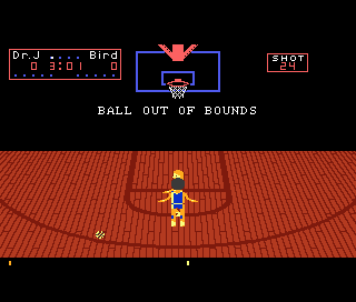 Play Atari 7800 One-on-One Basketball (Europe) Online in your browser