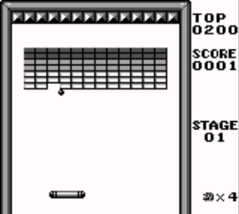 Play Game Boy Alleyway (World) Online in your browser