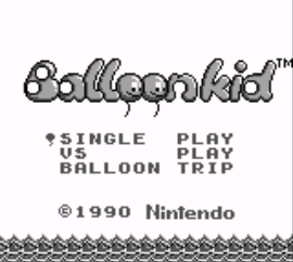 Exitoso elemento aire Play Game Boy Balloon Kid (World) Online in your browser - RetroGames.cc