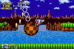 Sonic The Hedgehog Genesis Nintendo Gameboy Advance CIB no tray