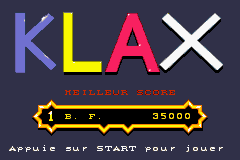 Play Game Boy Advance 2 in 1 - Marble Madness & Klax (E)(sUppLeX) Online in your browser