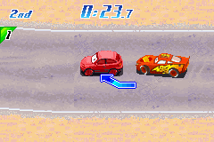 Play Game Boy Advance Cars (U)(Trashman) Online in your browser
