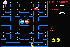 A snapshot of the Pac-Man game