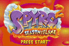 Play Game Boy Advance 2 in 1 - Spyro - Season of Ice & Spyro - Season of Flame (U)(Independent) Online in your browser
