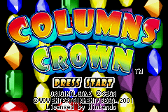 Play Game Boy Advance 2 in 1 - Sonic Pinball Party & Columns Crown (E)(Independent) Online in your browser