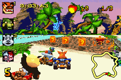 Play Crash Bandicoot Bakusou! Nitro Kart (J)(Caravan) online