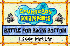 Play Game Boy Advance 2 in 1 - SpongeBob Squarepants - Supersponge & Battle for Bikini Bottom (E)(Sir VG) Online in your browser