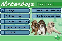 Play Game Boy Advance Dog Trainer (E)(Trashman) Online in your browser