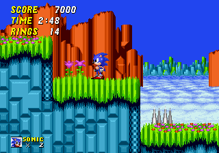 Jogue Sonic: The Hedgehog 2 (protótipo de Simon Wai), um jogo de Sonic