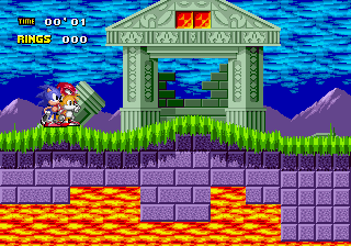 Teen Sonic in Sonic 1 (Sonic Hack) 