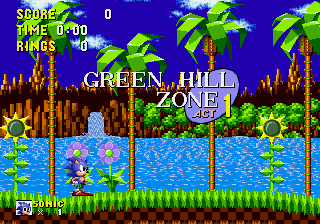 Play Genesis Teen Sonic in Sonic 1 Online in your browser