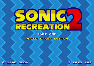 Play Genesis Sonic 2 Recreation Part One Online in your browser 
