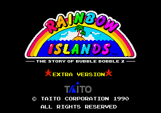 Play Genesis Rainbow Islands Extra (Japan) Online in your browser