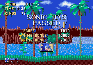 Play Genesis Sonic 1 published by EA Online in your browser