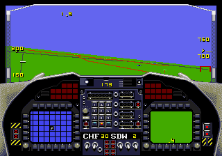 Play Genesis F-22 Interceptor (USA, Europe) (June 1992) Online in your browser