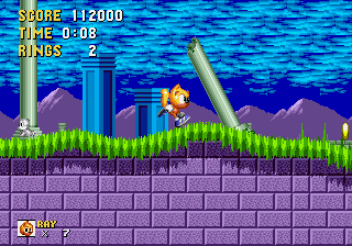 Sonic Hack - Mighty & Ray in Sonic 2 (Ray) 