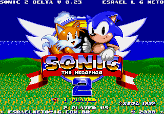 Sonic 2 SMTP Game - Sega Genesis (Mega Drive)