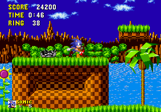 Play Game Gear Sonic The Hedgehog (World) (v1.1) Online in your browser 