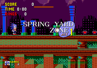 Play Genesis Sonic 1 - The Ring Ride 1 Online in your browser
