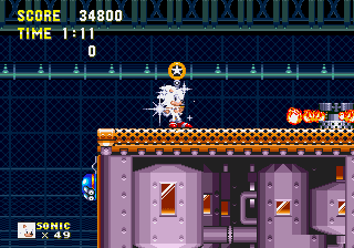 Play White Sonic in Sonic Knuckles, a game of Sonic