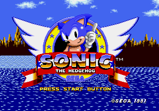 Sega Genesis / 32X - Sonic Classic Heroes (Hack) - Title Screen