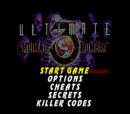 Play Genesis Ultimate Mortal Kombat 3 (USA) Online in your browser