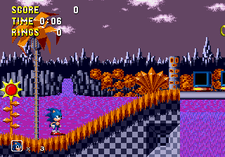 Play Sonic the Hedgehog Painful World Spikes Kaizo 2